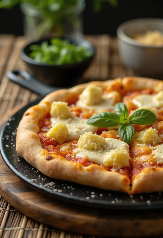 Pizza ai Carciofini articsókával és sajttal