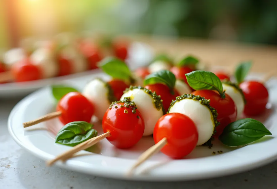Caprese nyársak