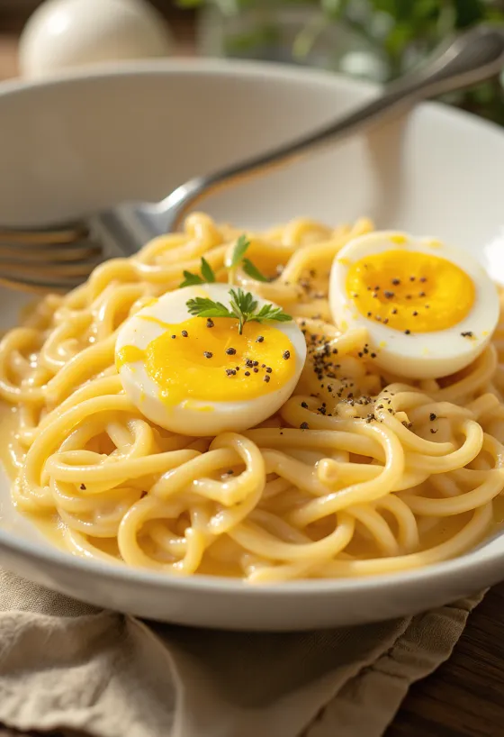 Cheesy Ramen nyúlós sajttal tálalva