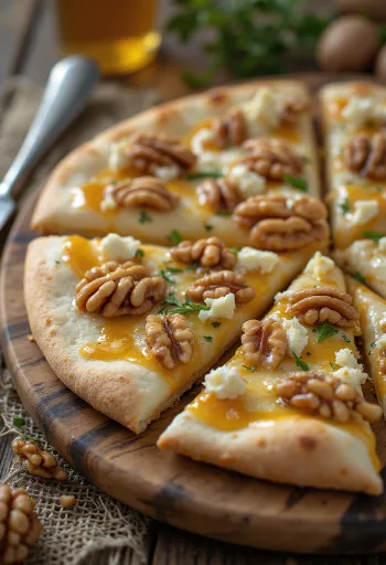 Pizza alle Noci diós-gorgonzolás feltéttel