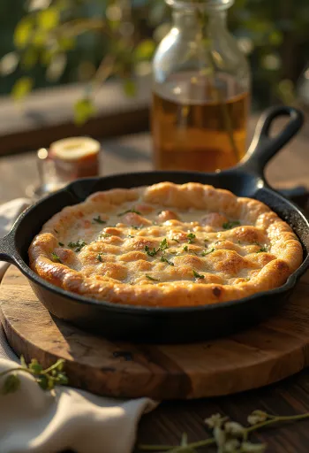 Bannock teljes kiőrlésű liszttel, friss és aranybarna kenyér szeletek