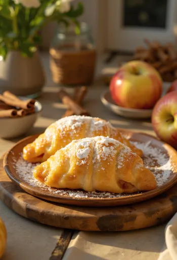 Chilenai empanada de manzana, almás töltelékkel és ropogós tésztával