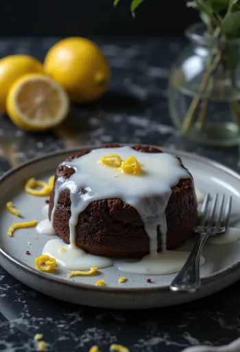 Kladdkaka citromos mázzal, finom és ínycsiklandó sütemény