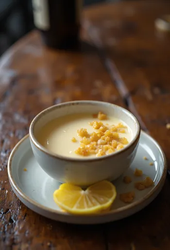 Gyömbéres panna cotta pohárban