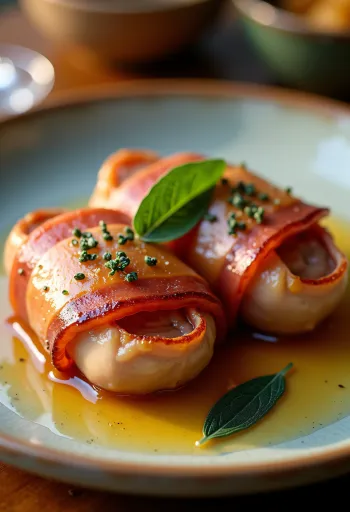 Keto sertésszűz saltimbocca