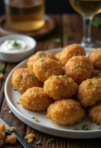 Kibbeh, közel-keleti húsgombóc tálalva