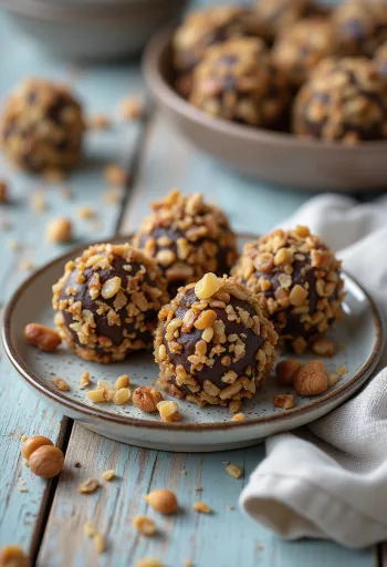 Brigadeiro pörkölt mogyoróval, ropogós mogyorós golyók selymes csokoládéban