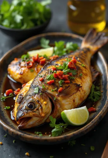 Ikan Bakar Citromlével, egy ínycsiklandó grillezett hal