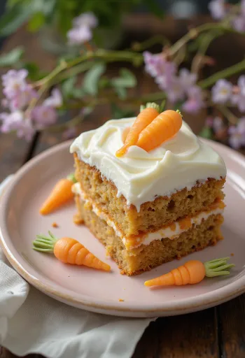 Húsvéti répatorta fondant répa díszítéssel
