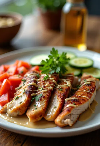Keto izraeli pulyka shawarma tál