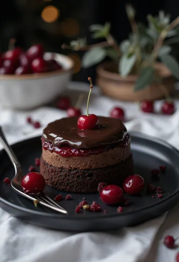 Lúdláb torta modern változat elegáns tálalásban