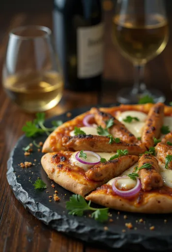 Pizza Ethiopian Style tálalva