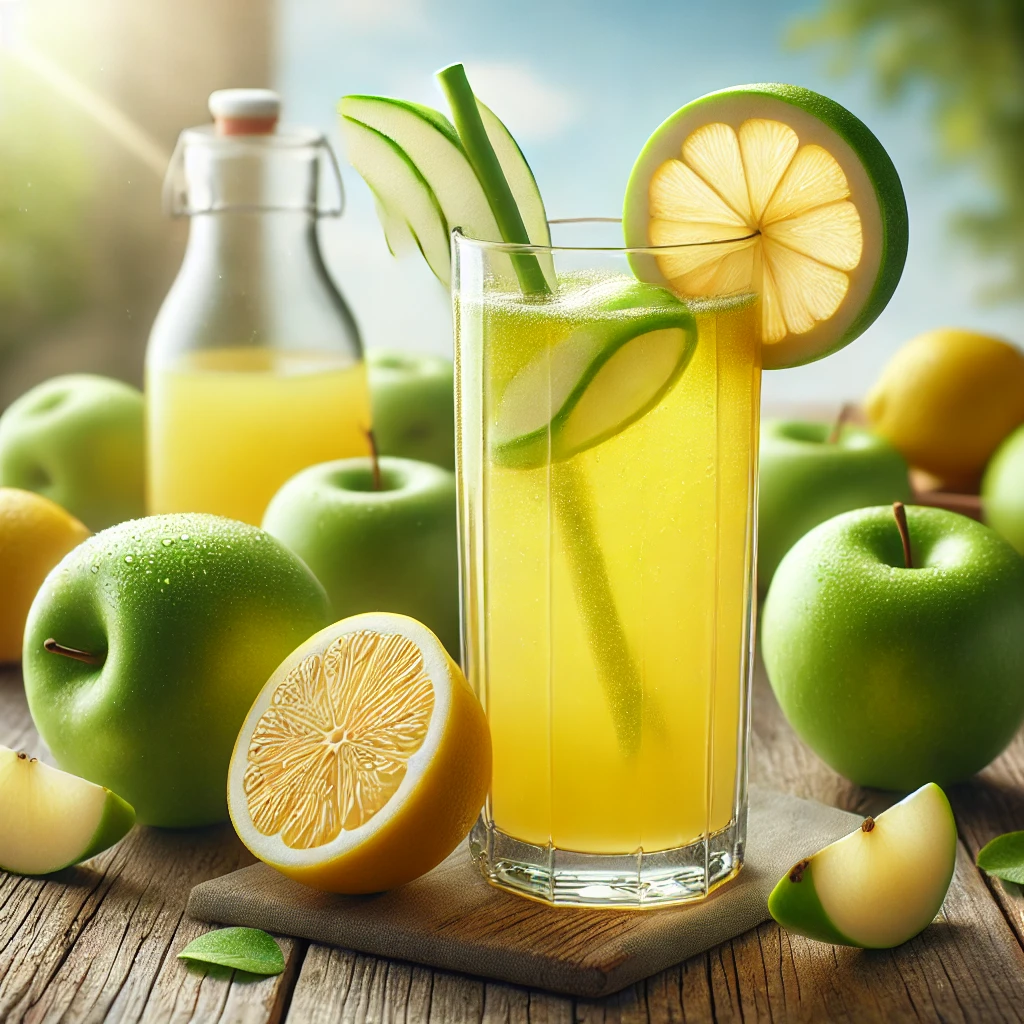 Tápláló és frissítő Alma-citrom juice recept