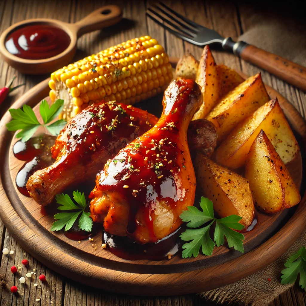 Szaftos és ropogós BBQ csirkecombok egyszerűen elkészítve