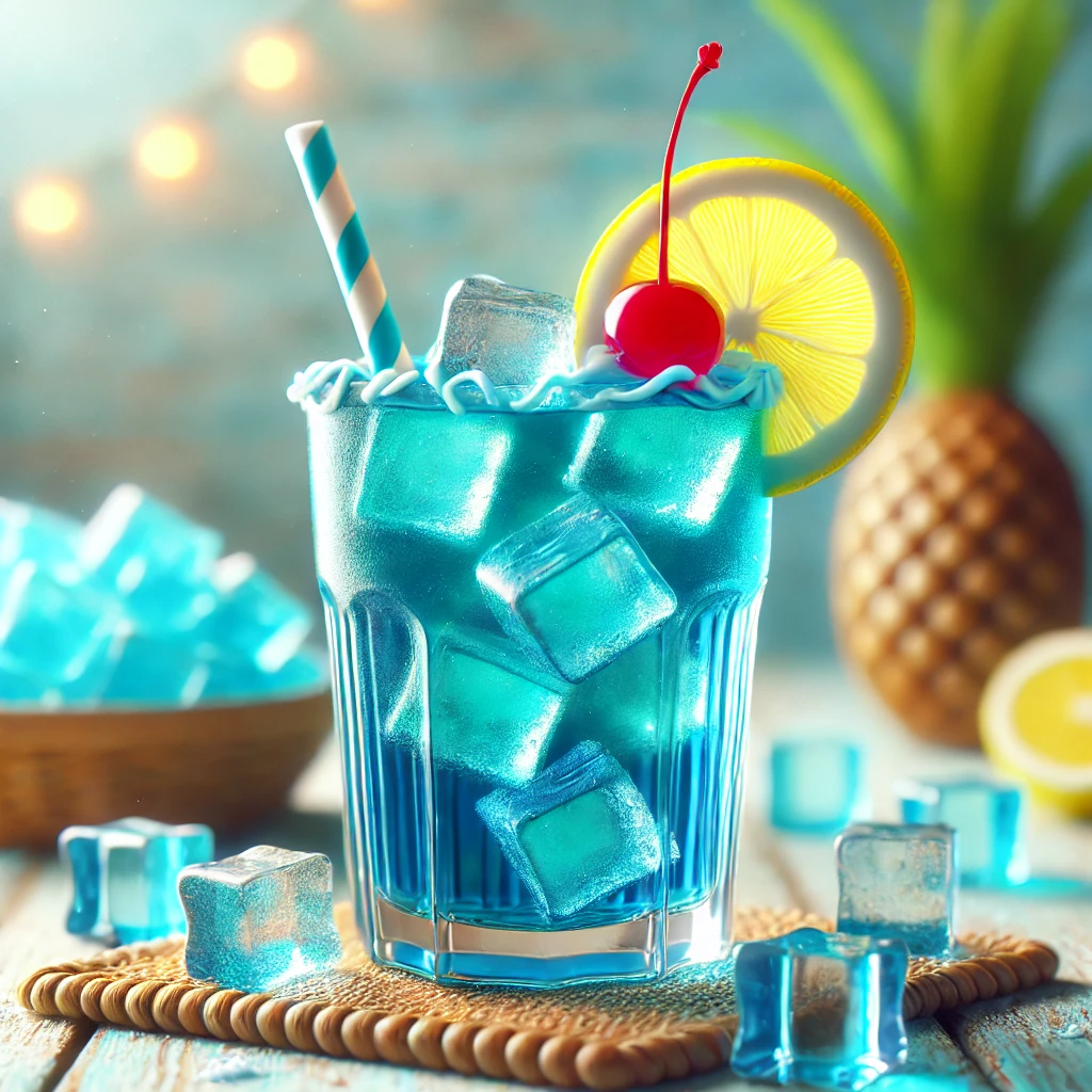 Frissítő és vibráló Blue Lagoon koktél