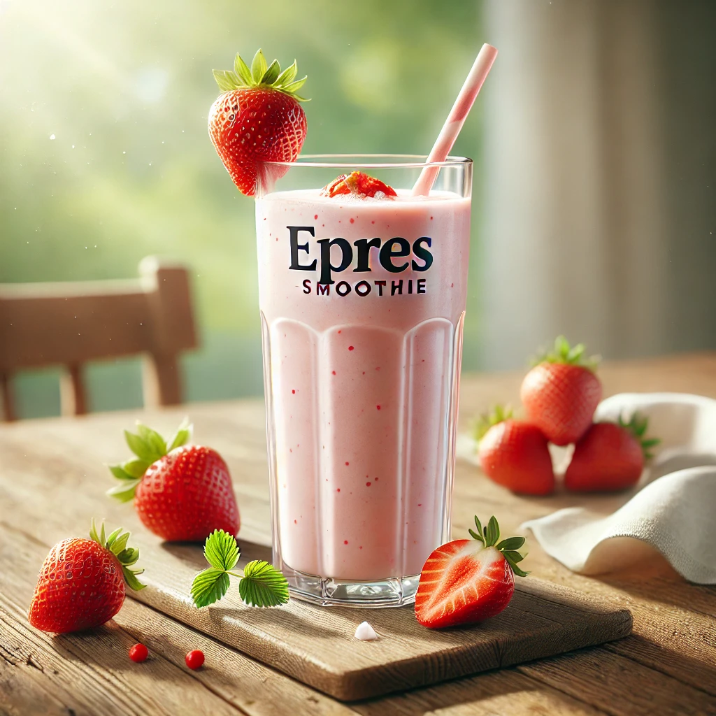 Frissítő és tápláló Epres smoothie recept