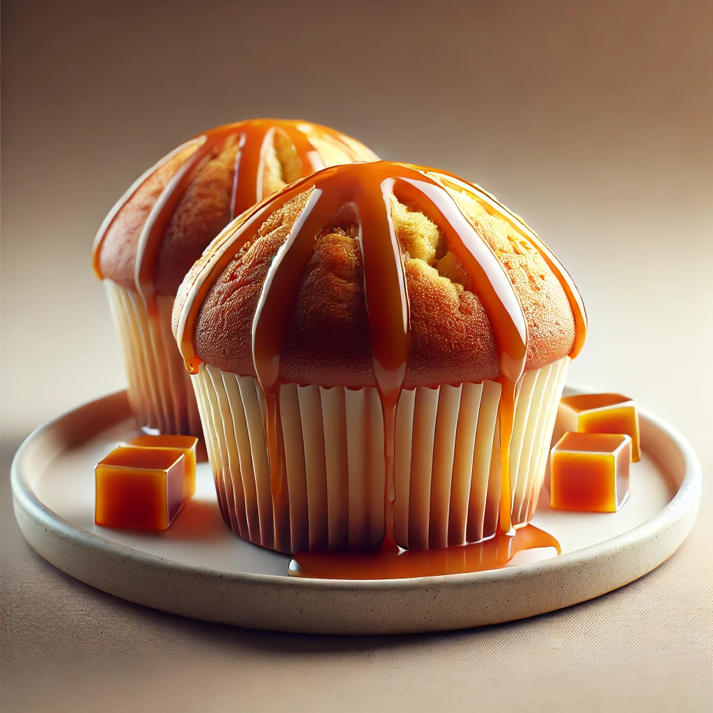 Egyszerűen elkészíthető karamellás muffin desszert