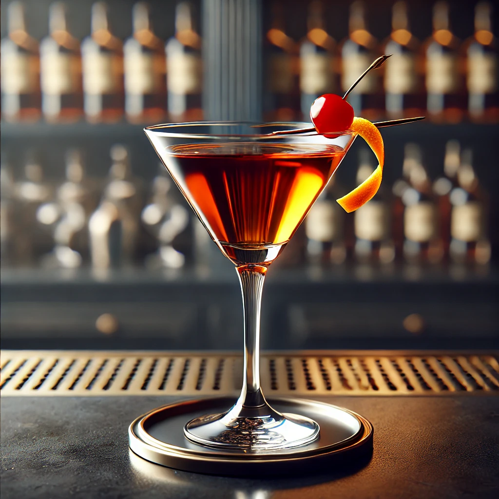 Klasszikus és elegáns Manhattan koktél