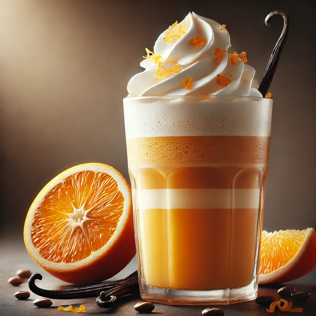 Egyszerűen elkészíthető, édes és citrusos kávéital