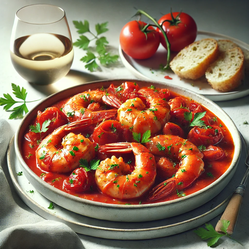 Paradicsomos garnélarák recept – ízletes tengeri fogás mediterrán módra