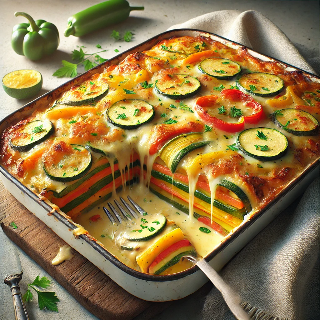 Zöldséges rakottas recept – Könnyű és egészséges egytálétel