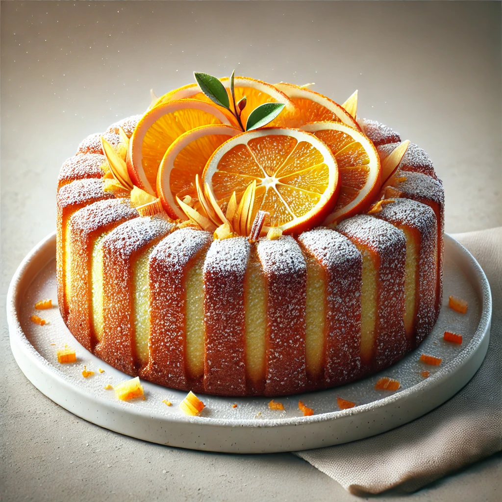 Könnyű és frissítő torta almával és naranccsal