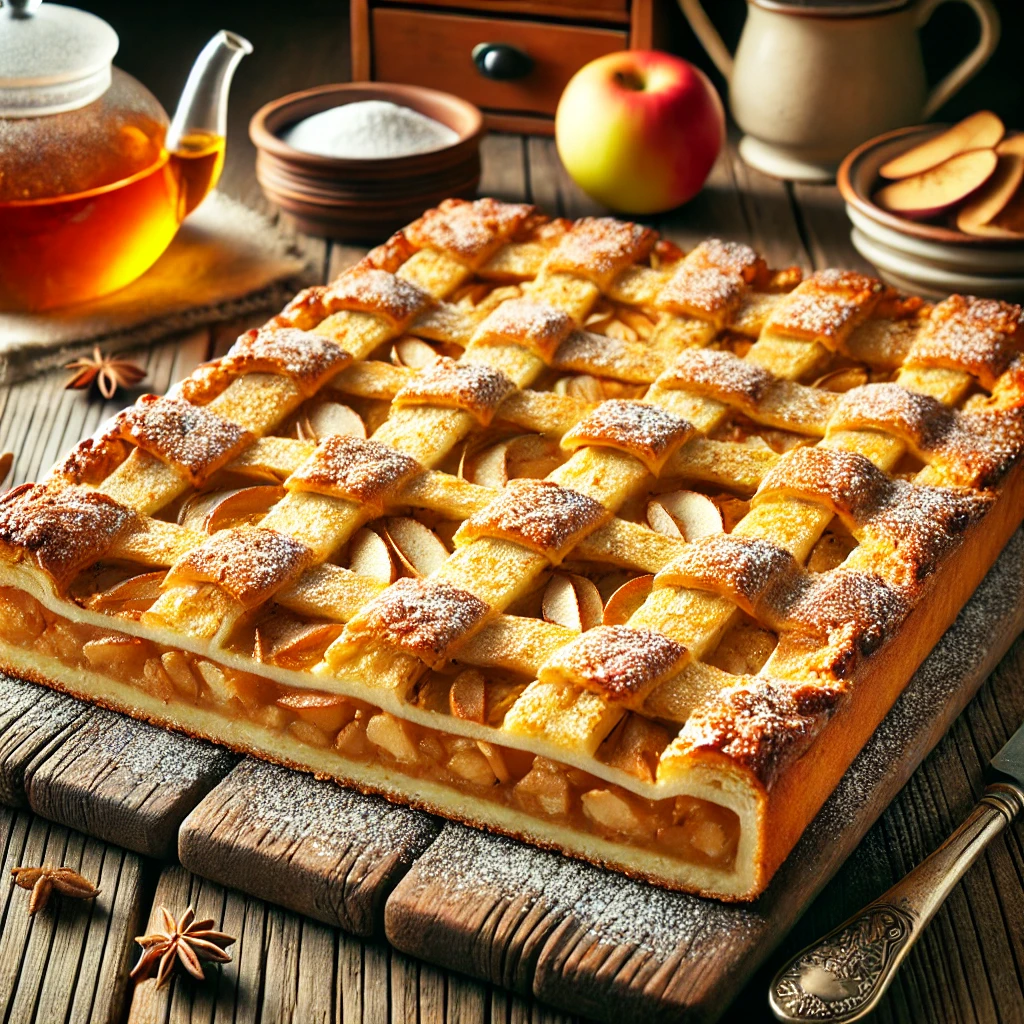 Almáspite recept – Klasszikus házi almás sütemény ropogós tésztával