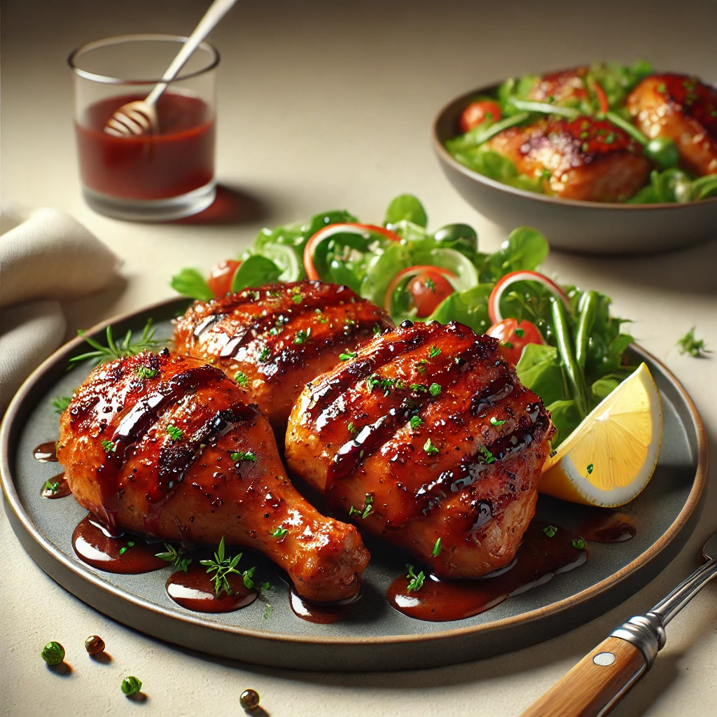 Finom BBQ csirkecomb ropogós bőrrel
