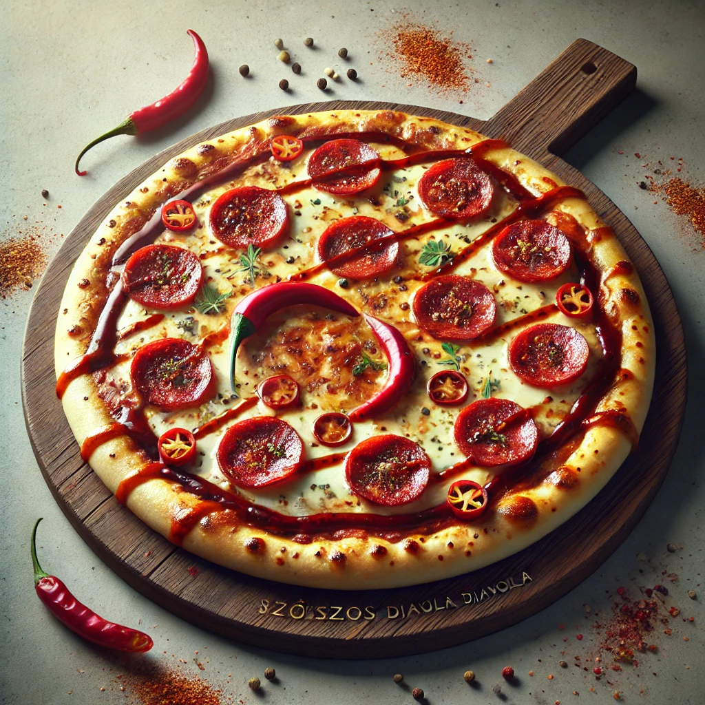 Fűszeres szalámi, chili és édeskés BBQ szósz kombinációja