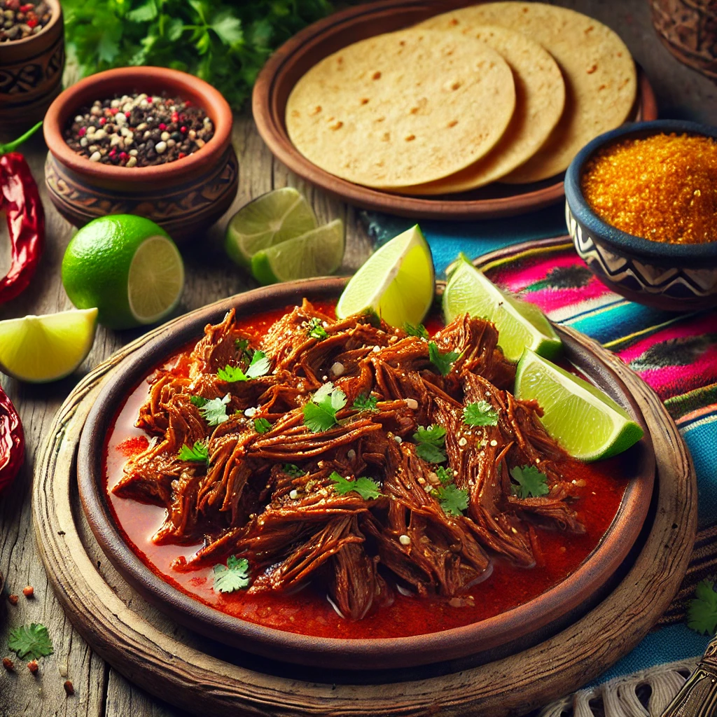 Autentikus mexikói Barbacoa omlós marhahússal