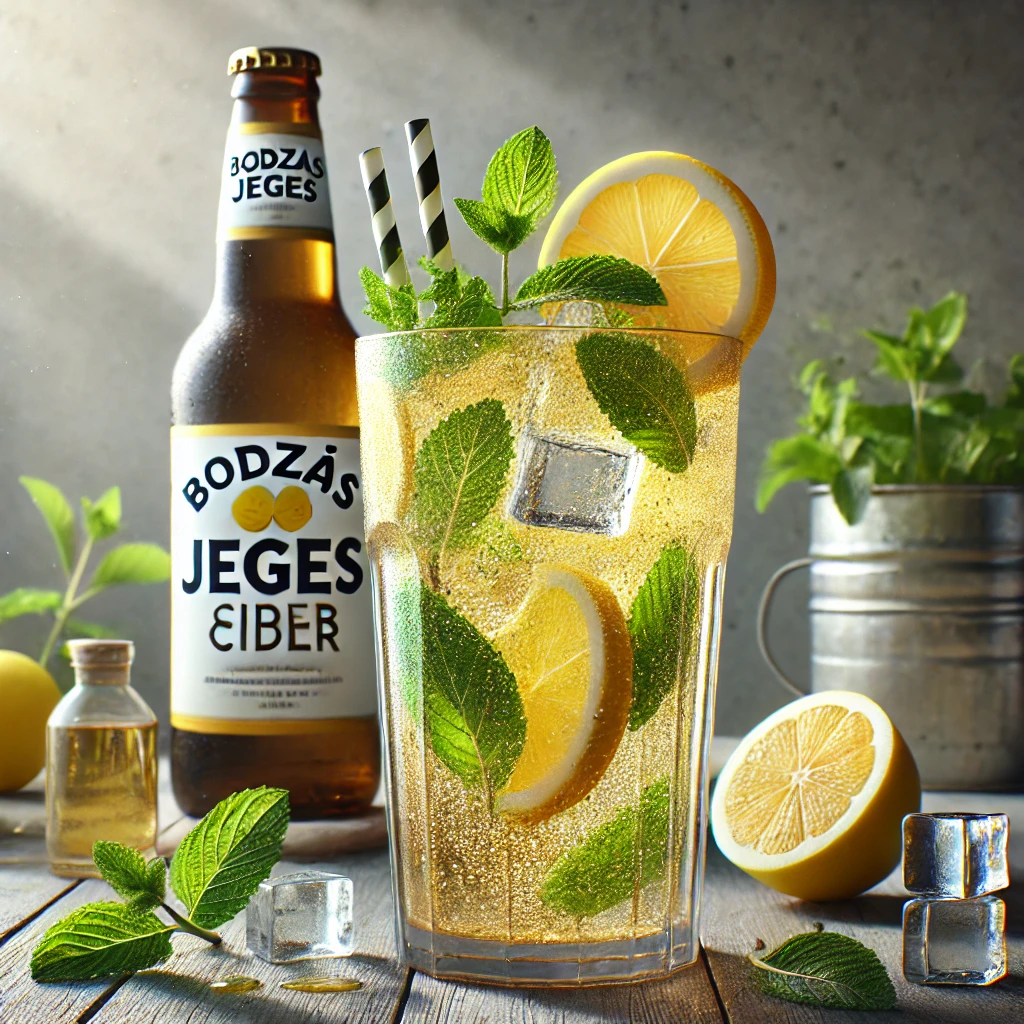 Frissítő bodzás jeges cider nyári estékre