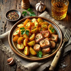 Brassói aprópecsenye recept – Klasszikus magyar húsos étel ropogós burgonyával