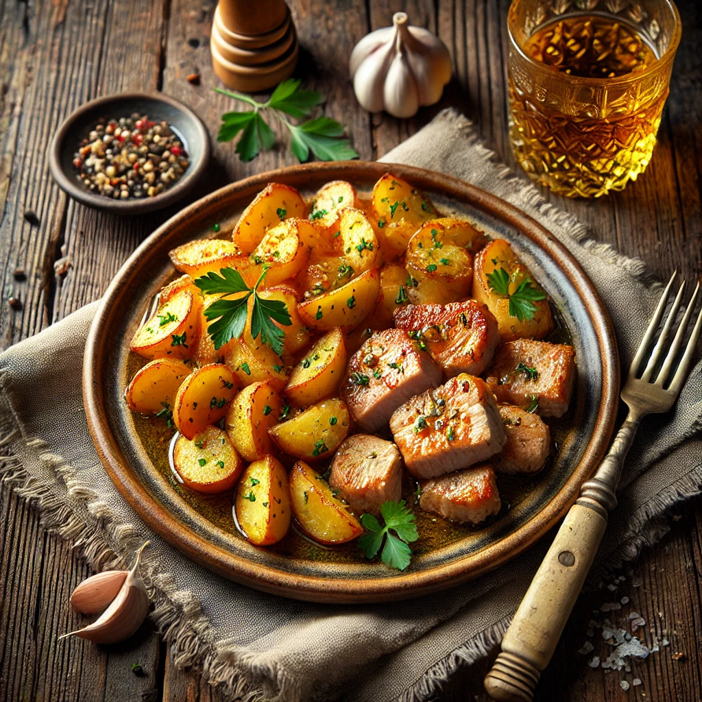 Brassói aprópecsenye recept – Klasszikus magyar húsos étel ropogós burgonyával