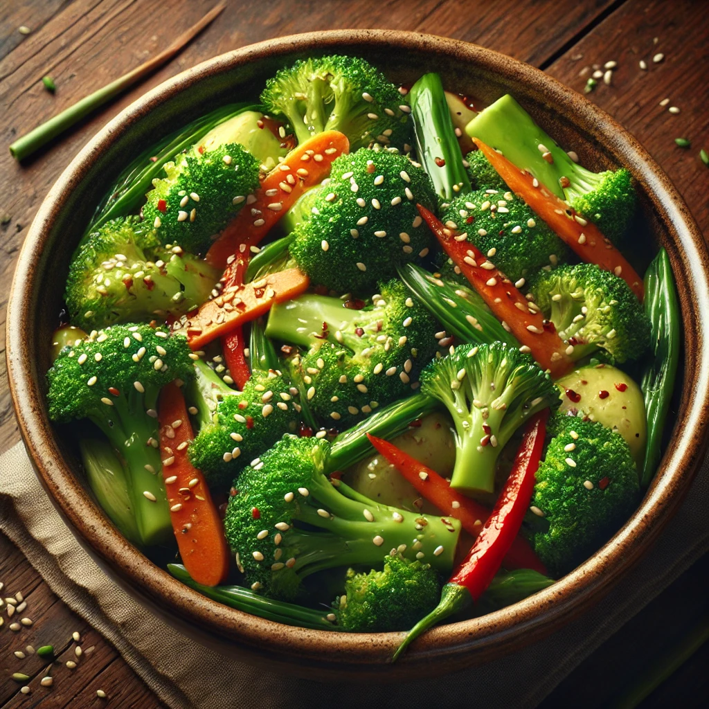 Egyszerű és egészséges zöldséges wok recept brokkolival.