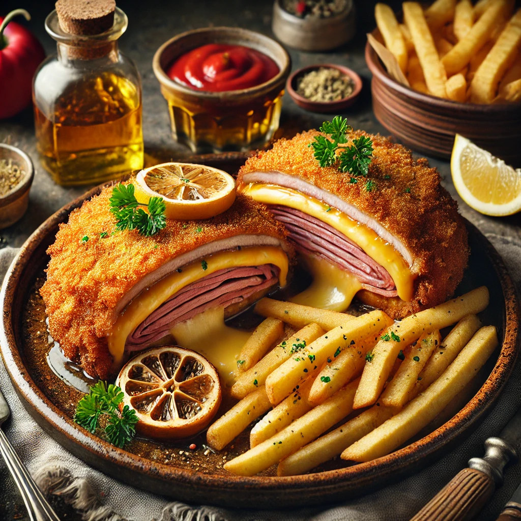 Autentikus spanyol Cachopo ropogós panírral és gazdag töltelékkel