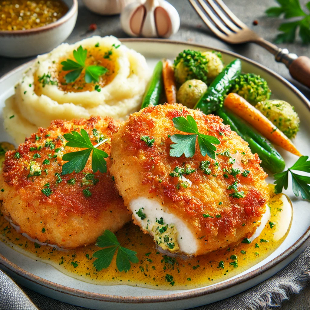 Klasszikus Chicken Kiev ropogós panírban
