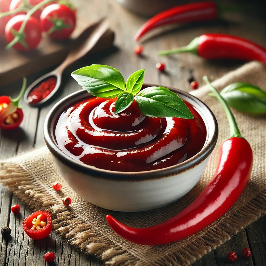 Pikáns és ízletes szósz paradicsomból és chilivel