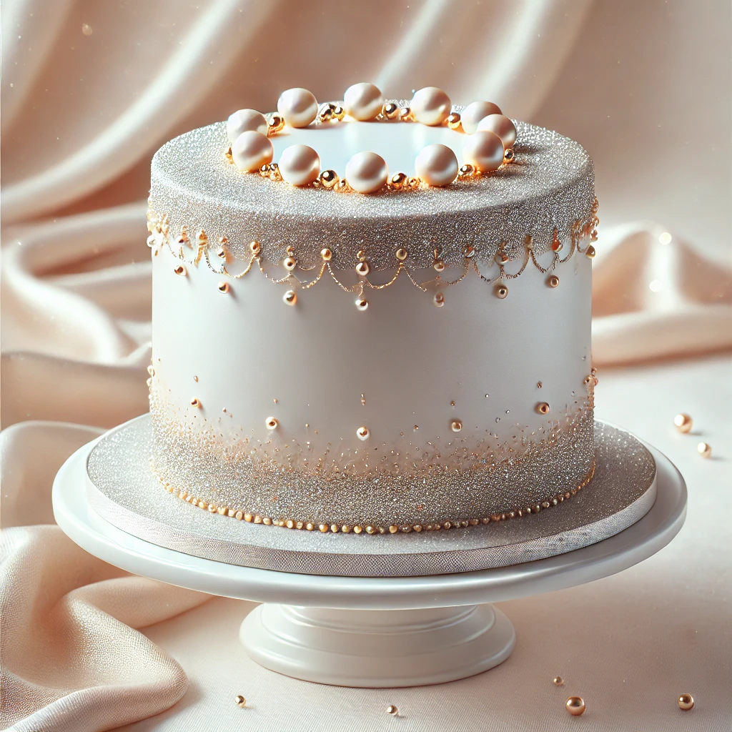 Elegáns és látványos csillámos torta recept