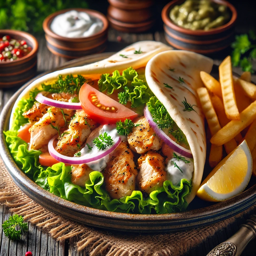 Ízletes csirke gyros recept – Görög street food háziasan elkészítve
