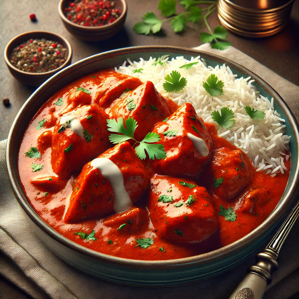 Finom és ínycsiklandó csirke tikka masala curry