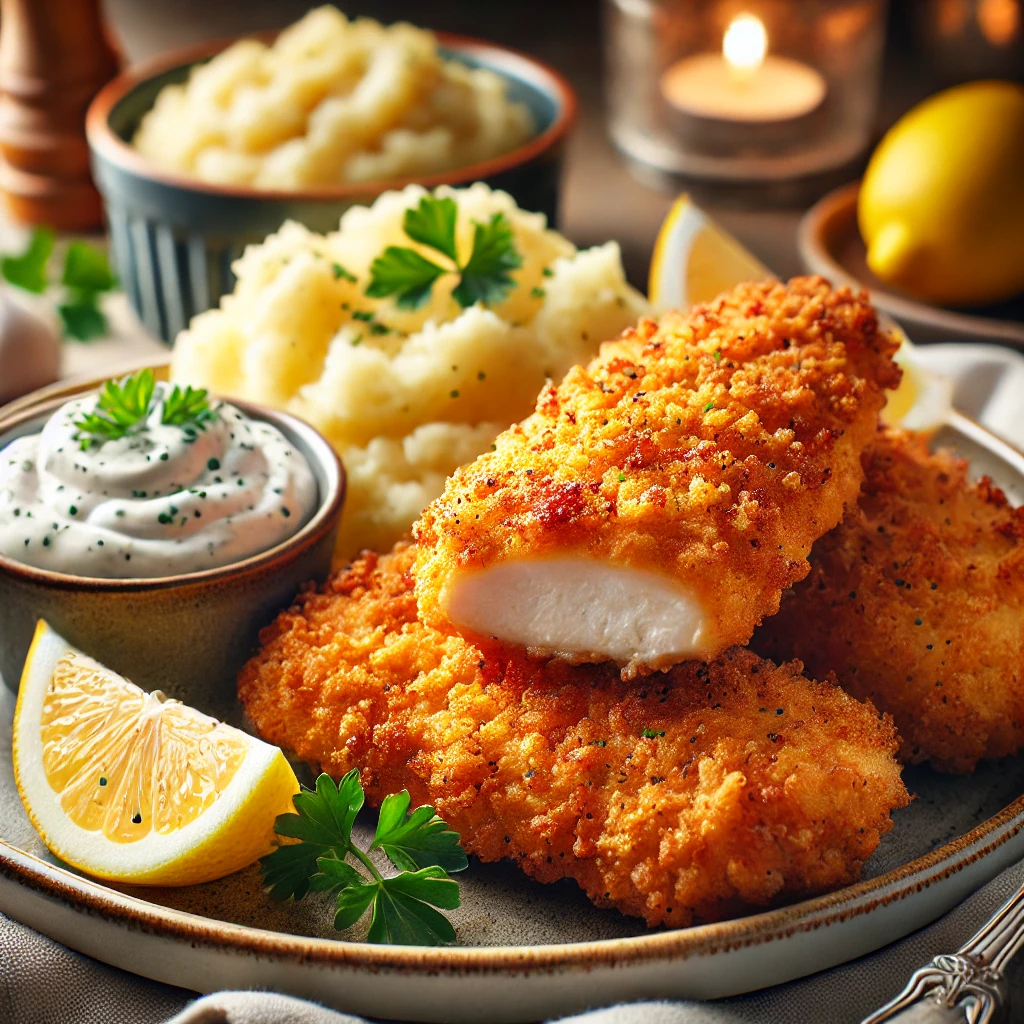 Rántott csirkemell recept – Klasszikus, ropogós panírozású csirkefalatok
