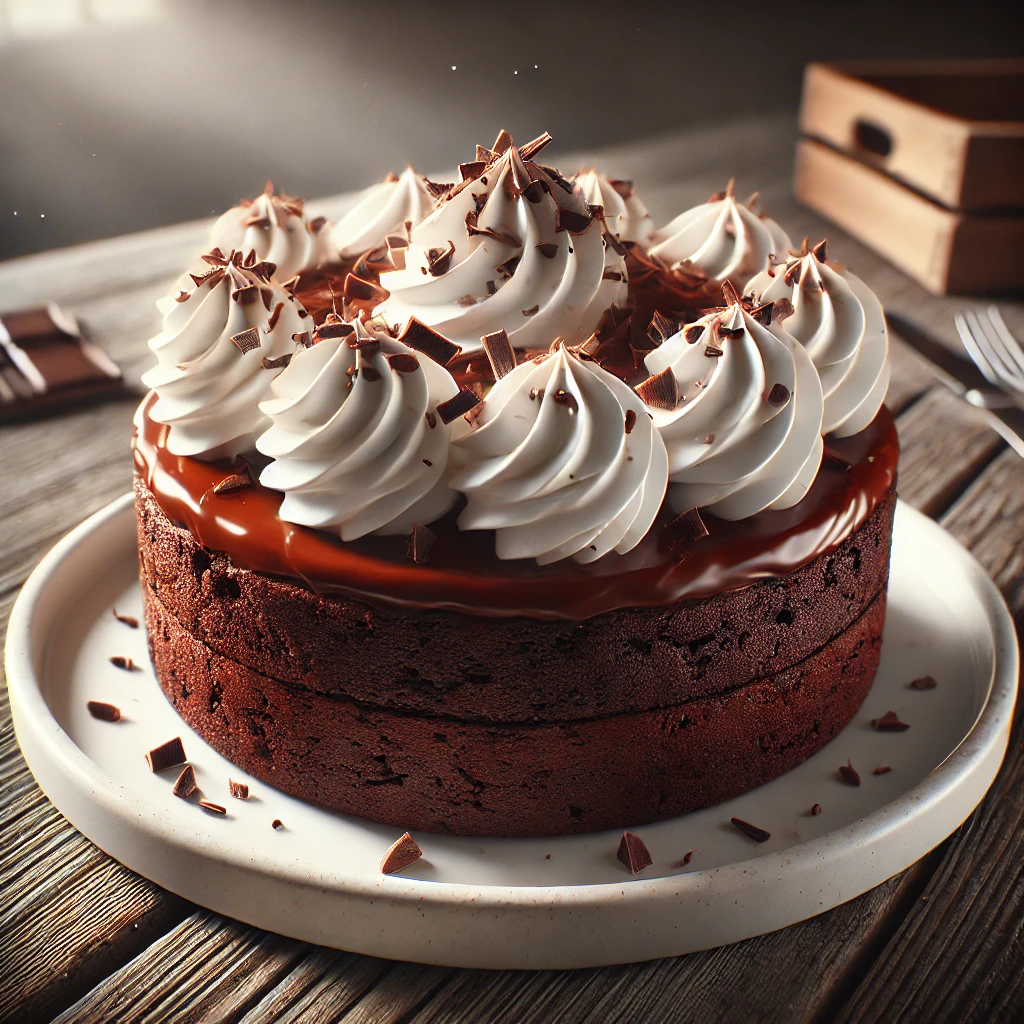 Egyszerű brownie torta gazdag csokoládéval