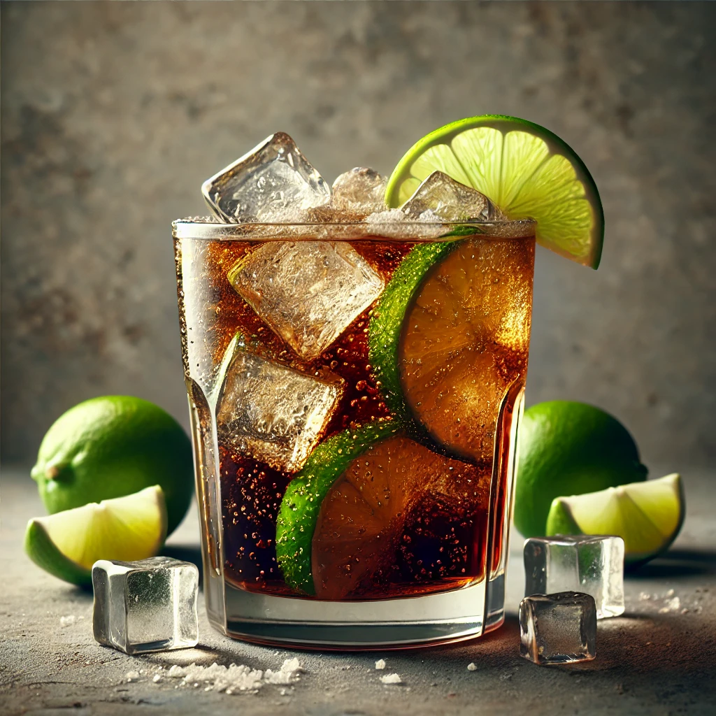 Egyszerű és klasszikus Cuba Libre koktél