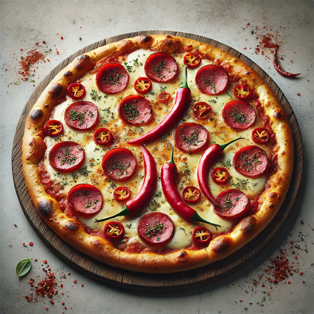 Füstölt kolbász, chili és mozzarella ínycsiklandó kombinációja
