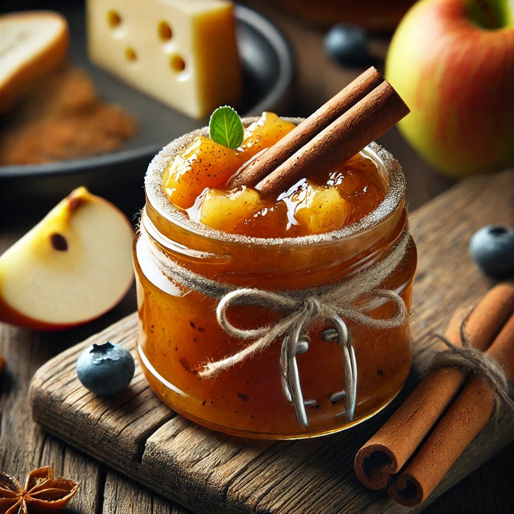 Gazdag és illatos fahéjas almás chutney