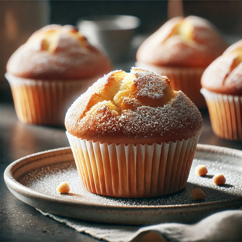 Lágy és puha muffin fahéjjal ízesítve