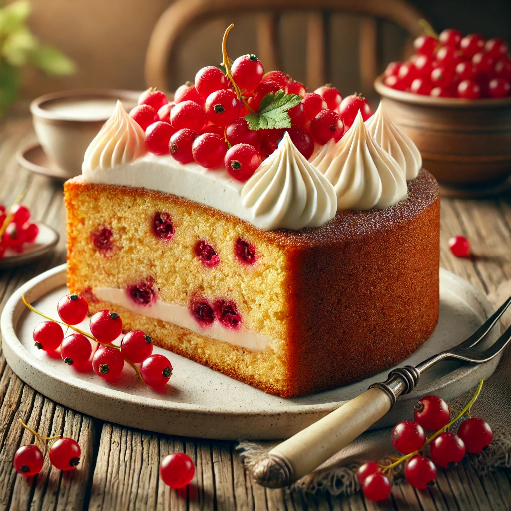 Frissítő ribizli és fűszeres fahéj egy tortában