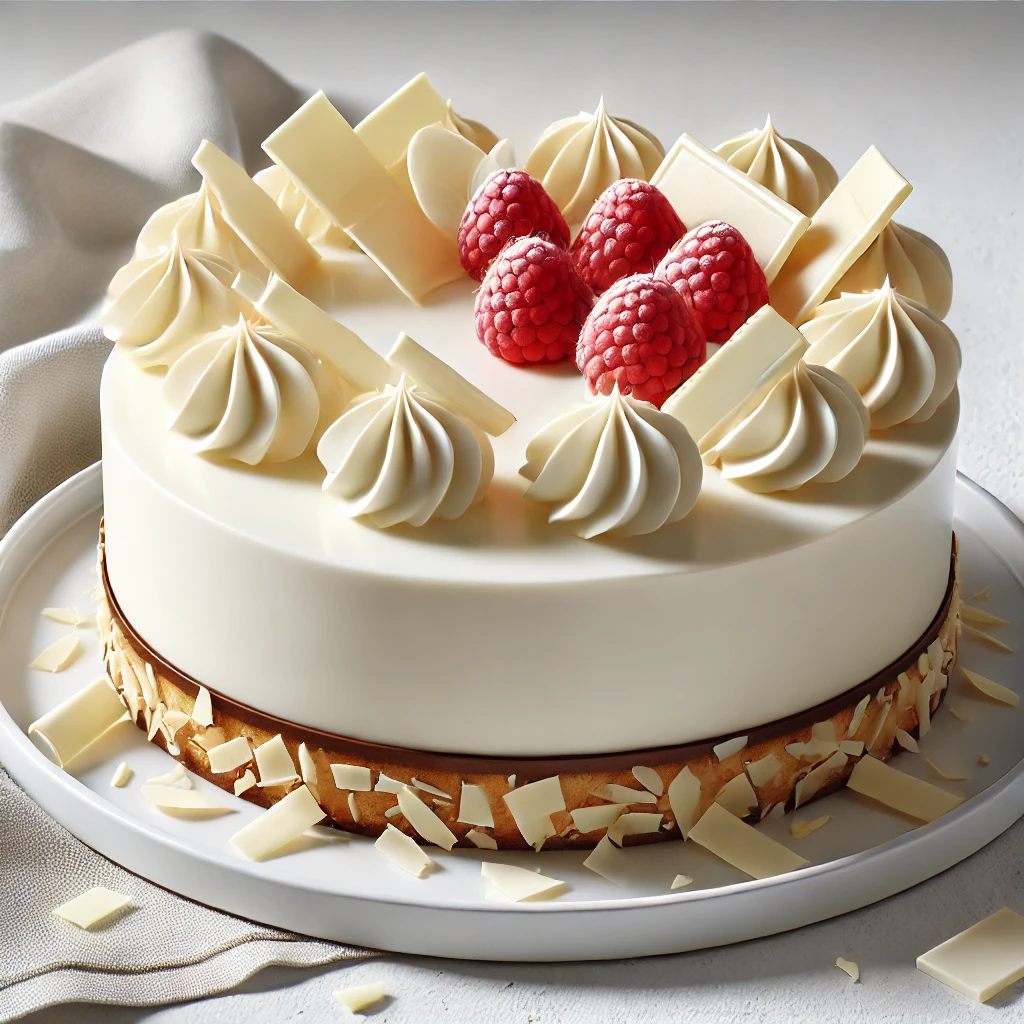 Krémes és könnyű fehércsoki mousse torta