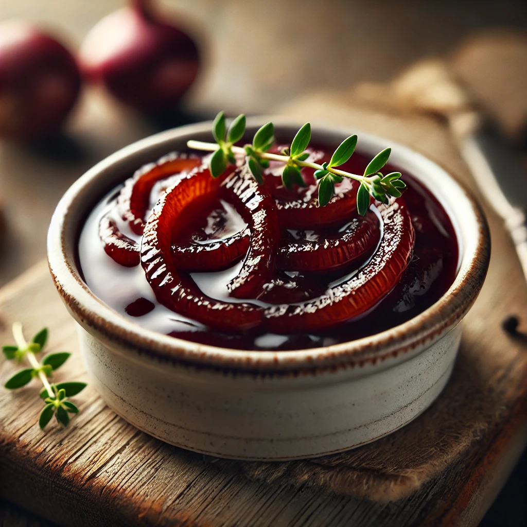 Gazdag és aromás szósz vörösborral és hagymával