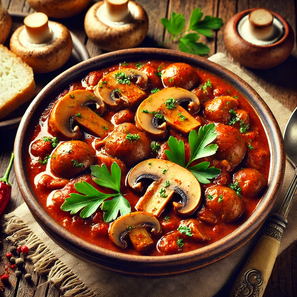 Gombapörkölt recept – könnyed és ízletes magyar fogás